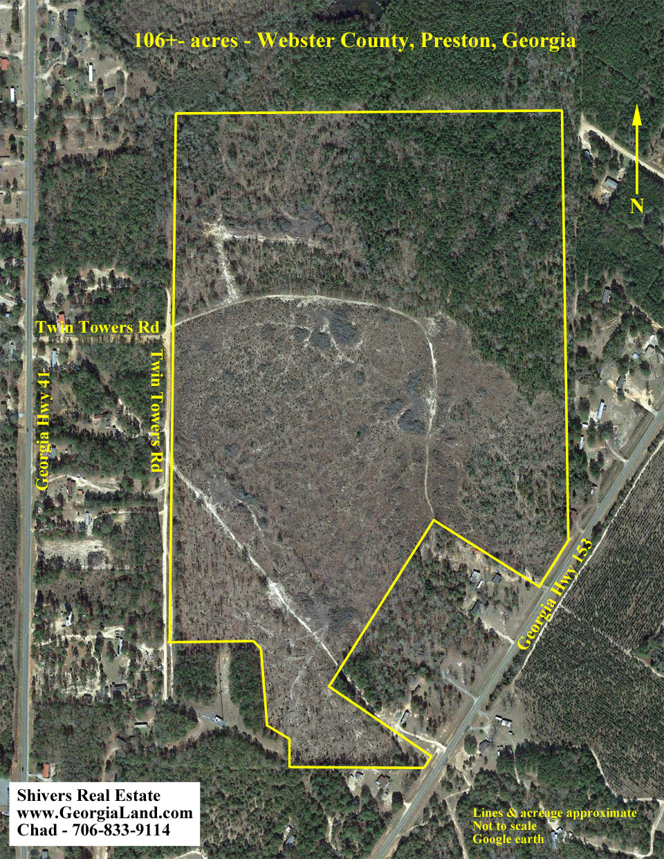 975/acre; 106+ acres wooded ster County, Preston,
