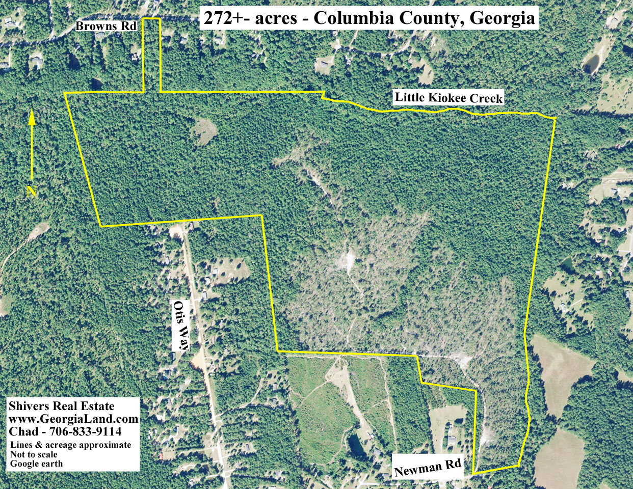 272 acres OWNER FINANCING Columbia County, Shivers Real Estate
